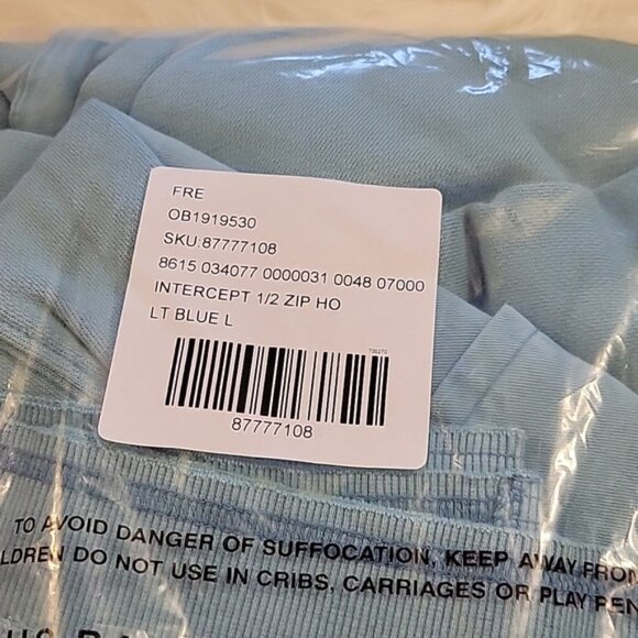 Free People Intercept ½ zip hoodie - light blue - Picture 8 of 11